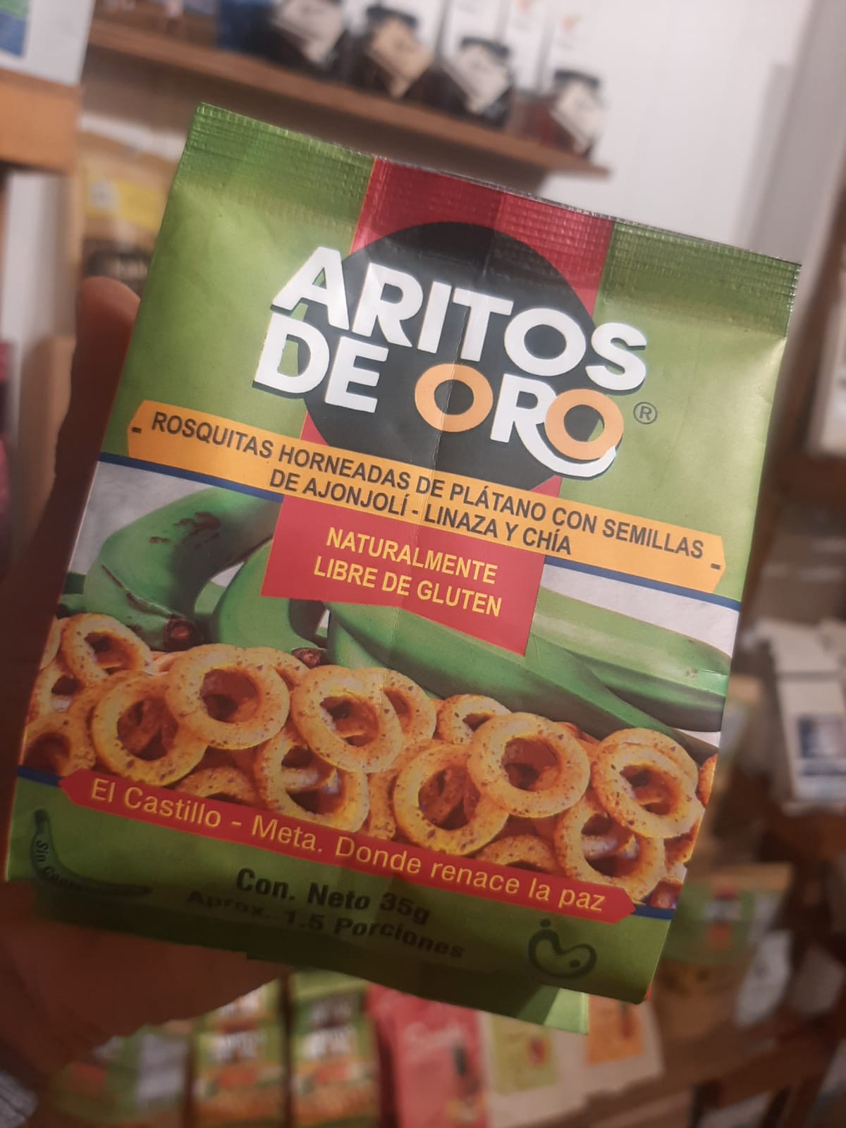 Rosquitas de platano Rosquitas horneadas de platano. Aritos de oro Amor a Tiempo
